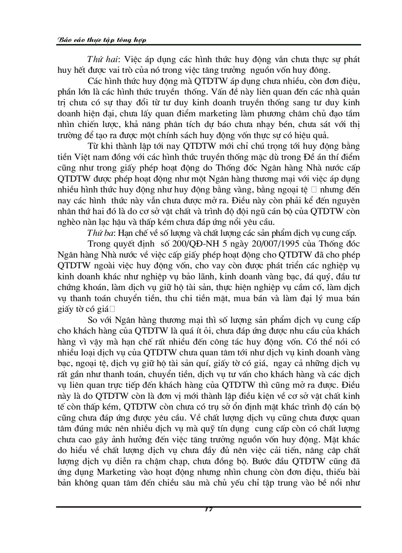 image for page Thực trạng ứng dụng tin học tại Quỹ tín dụng Nhân dân Trung ương