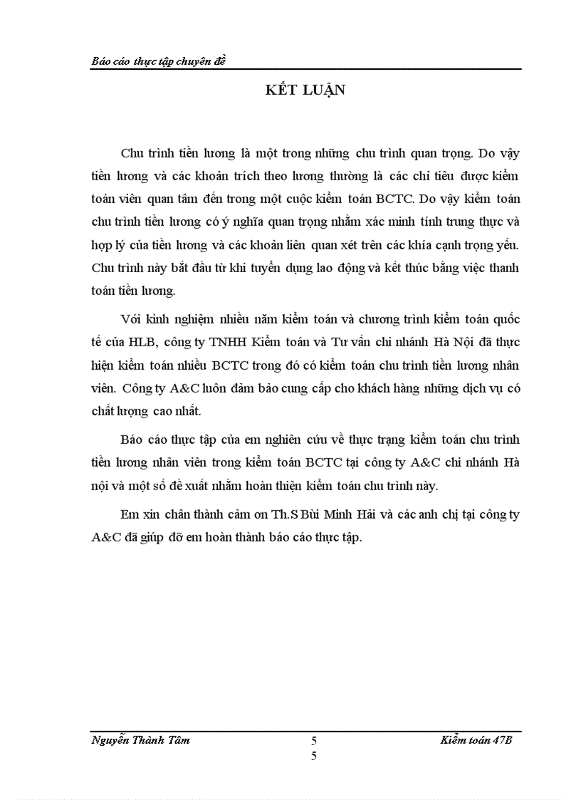 image for page Hoàn thiện kiểm toán chu trình tiền lương nhân viên trong kiểm toán báo cáo tài chính do công ty TNHH Kiểm toán và Tư vấn – Chi nhánh Hà Nội thực hiện