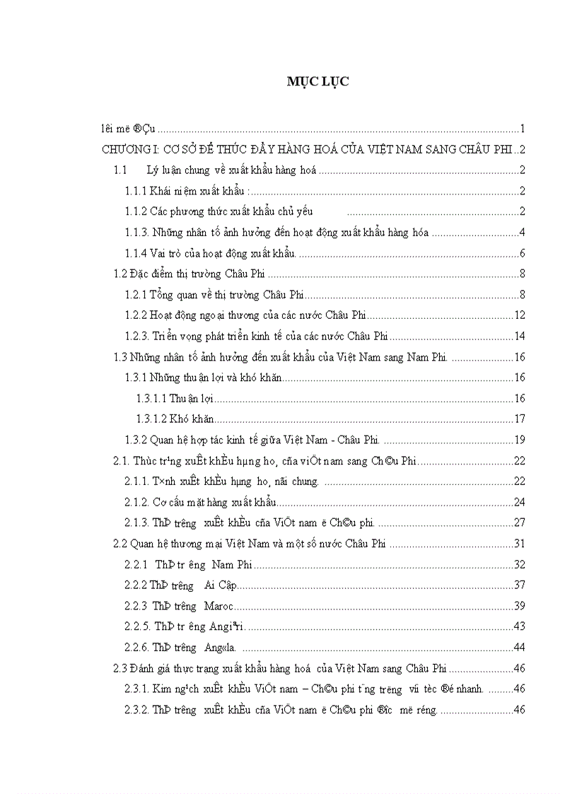 image for page Thúc đẩy xuất khẩu hàng hóa của Việt Nam sang Châu Phi