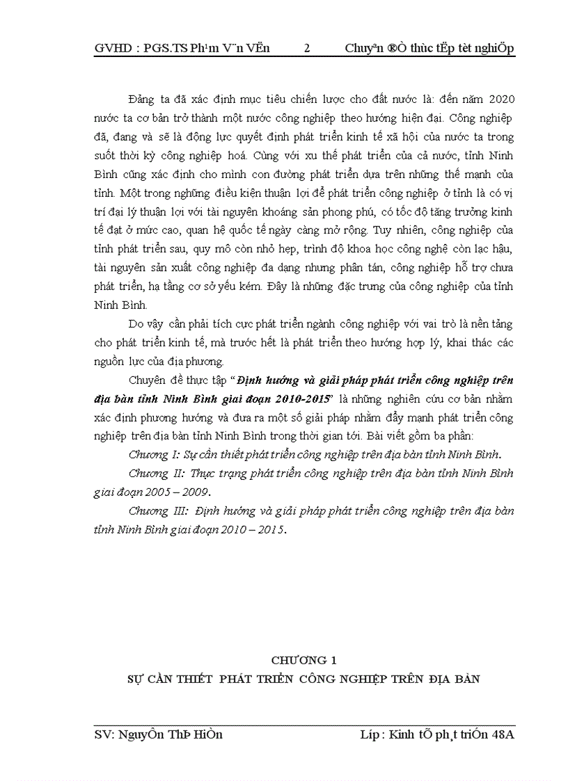 image for page Định hướng và giải pháp phát triển công nghiệp trên địa bàn tỉnh Ninh Bình giai đoạn 2010 - 2015