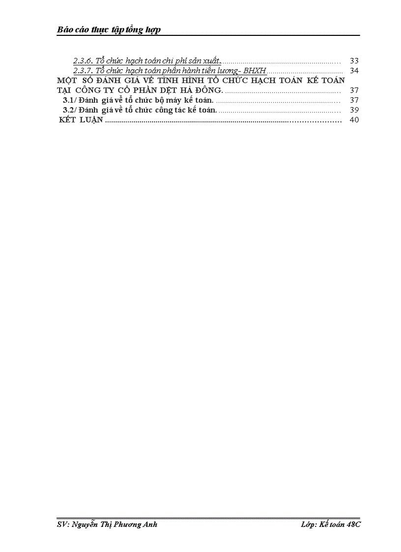 image for page Tổ chức bộ máy kế toán và hệ thống kế toán tại công ty cổ phần dệt hà đông – hanosimex