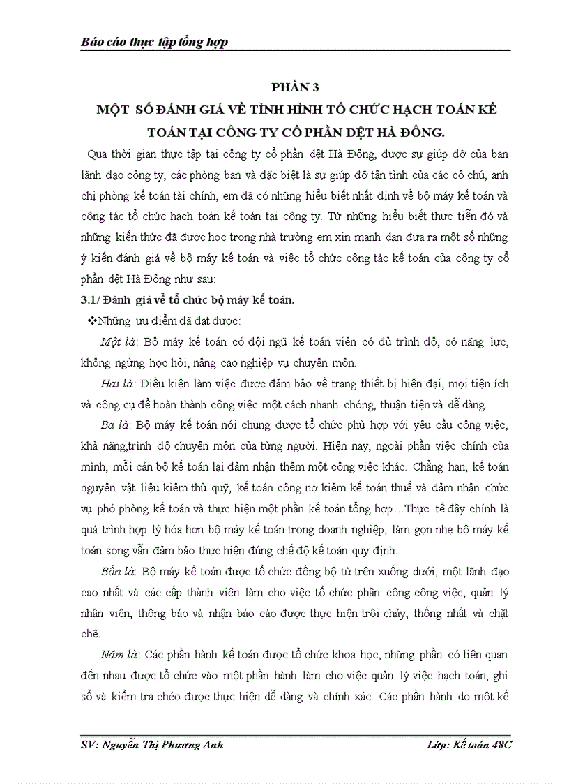 image for page Tổ chức bộ máy kế toán và hệ thống kế toán tại công ty cổ phần dệt hà đông – hanosimex