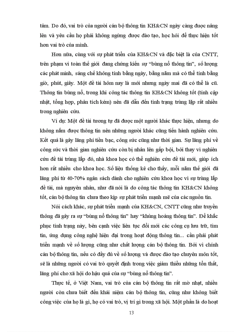 image for page Đánh giá thực trạng nhân lực thông tin trong các cơ quan thông tin KH&CN thuộc Hệ thống thông tin KH&CN Quốc gia