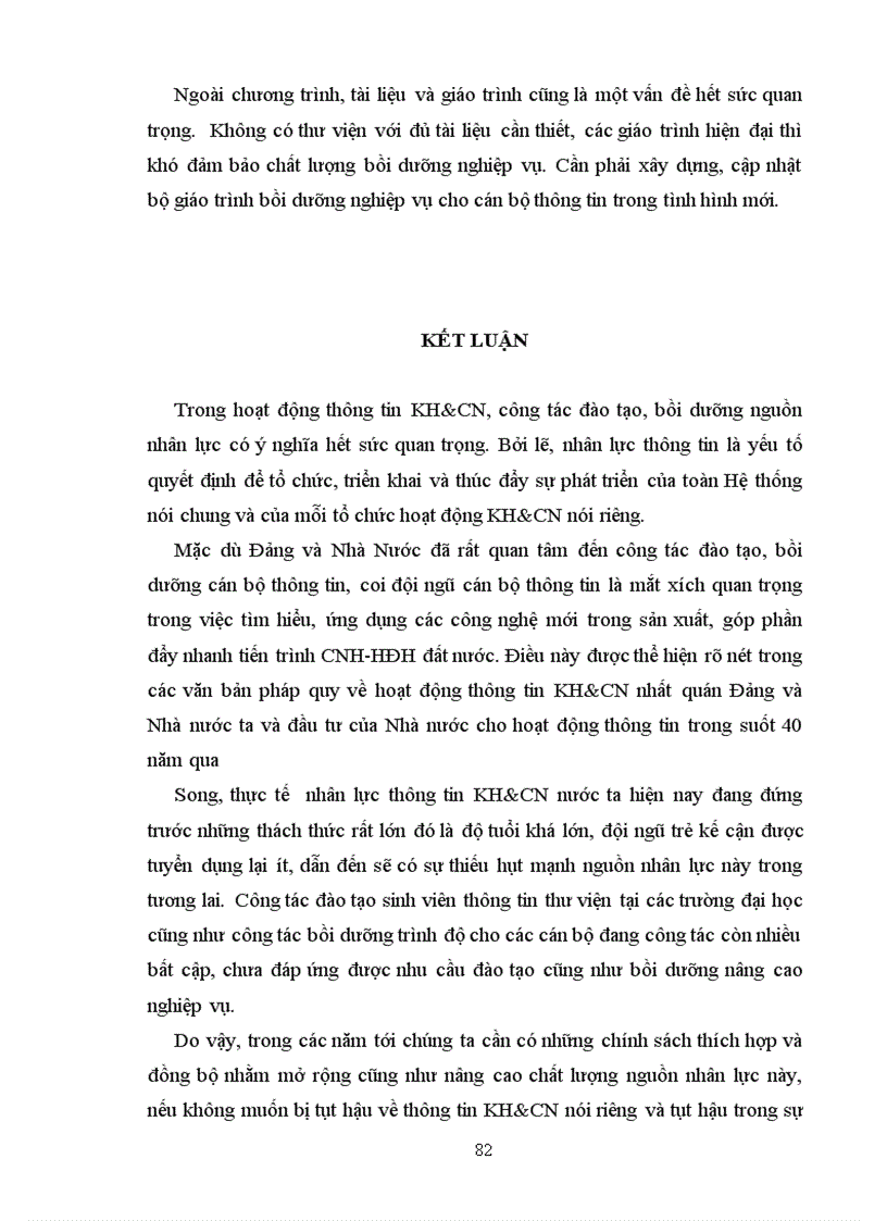 image for page Đánh giá thực trạng nhân lực thông tin trong các cơ quan thông tin KH&CN thuộc Hệ thống thông tin KH&CN Quốc gia