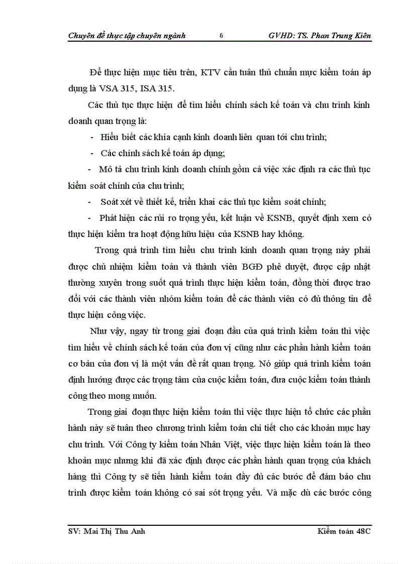 image for page Kiểm toán chu trình bán hàng - thu tiền do Công ty TNHH Kiểm toán Nhân Việt thực hiện