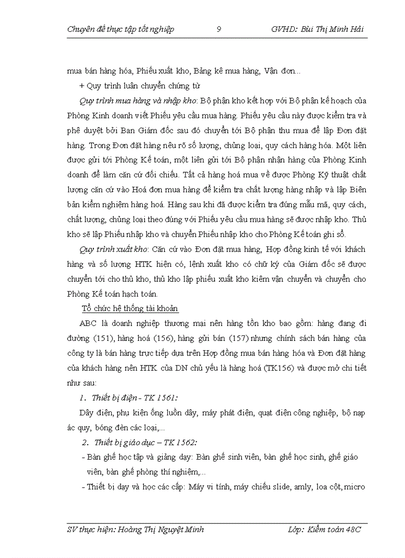 image for page Nhận xét và các giải pháp hoàn thiện kiểm toán khoản mục hàng tồn kho trong quy trình kiểm toán Báo cáo tài chính do Công ty TNHH Kiểm toán ASC