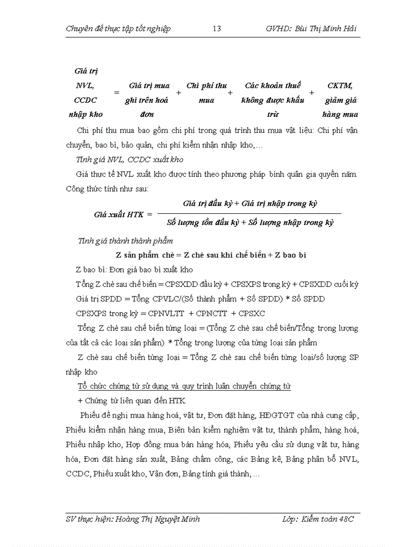 image for page Nhận xét và các giải pháp hoàn thiện kiểm toán khoản mục hàng tồn kho trong quy trình kiểm toán Báo cáo tài chính do Công ty TNHH Kiểm toán ASC
