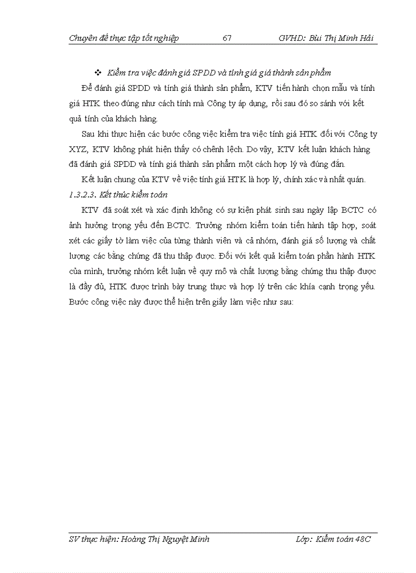 image for page Nhận xét và các giải pháp hoàn thiện kiểm toán khoản mục hàng tồn kho trong quy trình kiểm toán Báo cáo tài chính do Công ty TNHH Kiểm toán ASC