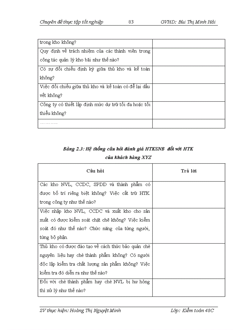 image for page Nhận xét và các giải pháp hoàn thiện kiểm toán khoản mục hàng tồn kho trong quy trình kiểm toán Báo cáo tài chính do Công ty TNHH Kiểm toán ASC