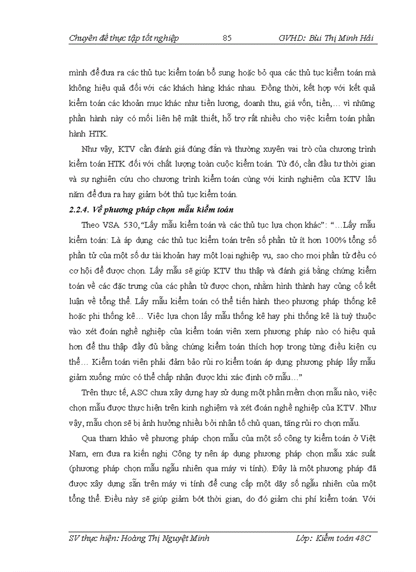 image for page Nhận xét và các giải pháp hoàn thiện kiểm toán khoản mục hàng tồn kho trong quy trình kiểm toán Báo cáo tài chính do Công ty TNHH Kiểm toán ASC