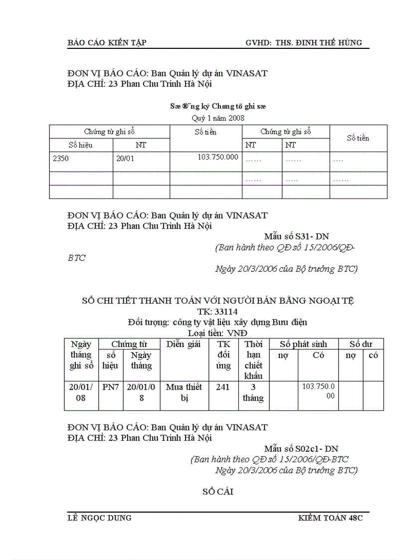 image for page Thực trạng tổ chức công tác kế toán tại Ban Quản lý dự án các công trình viễn thông.