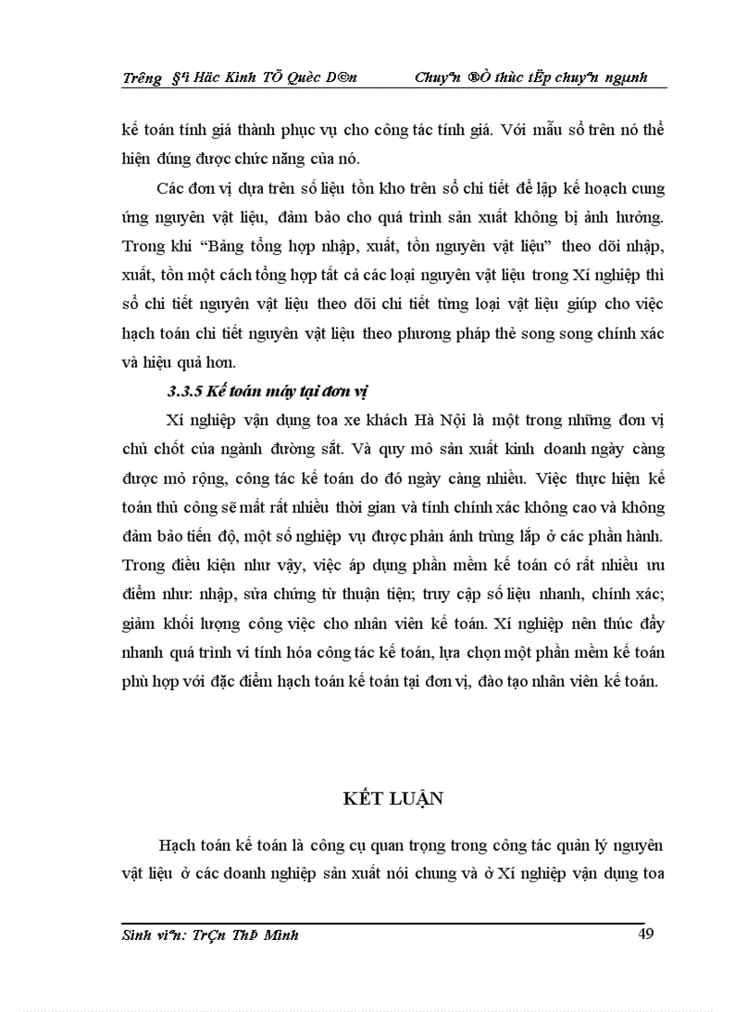 image for page Hoàn thiện kế toán nguyên vật liệu tại Xí Nghiệp Vận Dụng Toa xe Khách Hà Nội