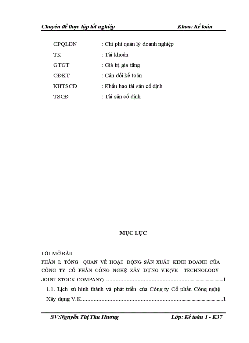image for page Hoàn thiện kế toán bán hàng và xác định kết quả bán hàng tại Công ty Cổ phần Công nghệ Xây dựng V.K