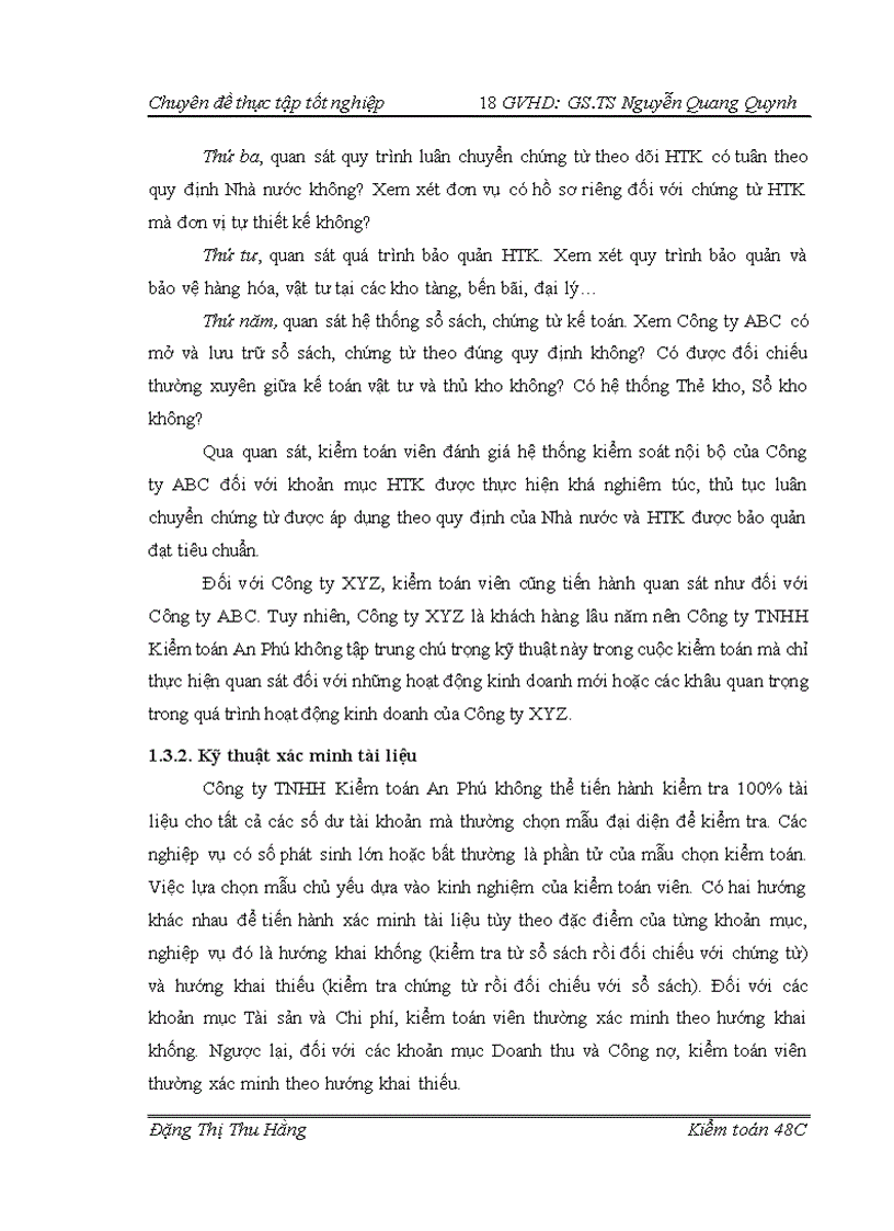image for page Vận dụng các kỹ thuật thu thập bằng chứng kiểm toán trong kiểm toán báo cáo tài chính do Cụng ty TNHH Kiểm toán An Phú thực hiện