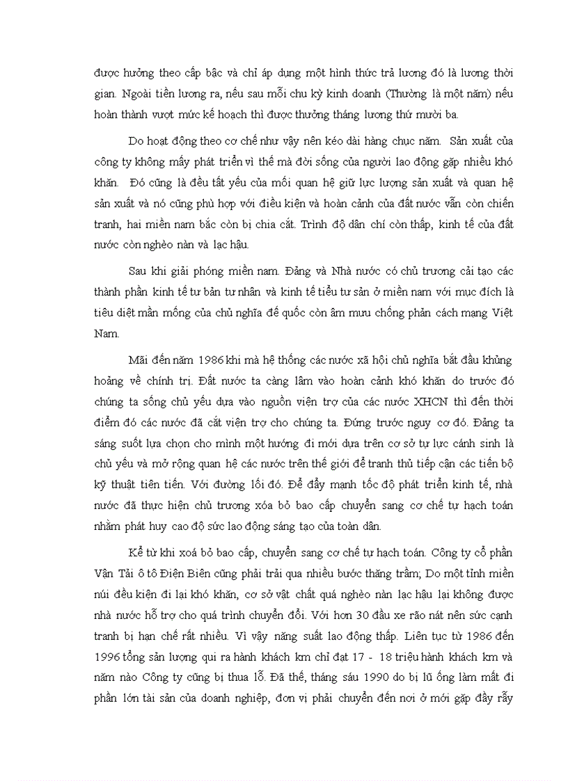 image for page Báo cáo thực tập: Tổ chức bộ máy kế toán và hệ thống kế toán tại công ty cổ phần vận tải ô tô Điện Biên
