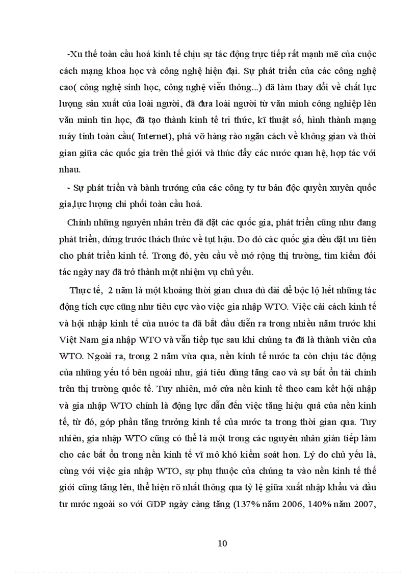 image for page Vận dụng nguyên tắc khách quan và toàn diện phân tích khả năng và hiện thực của kinh tế Việt Nam khi hội nhập