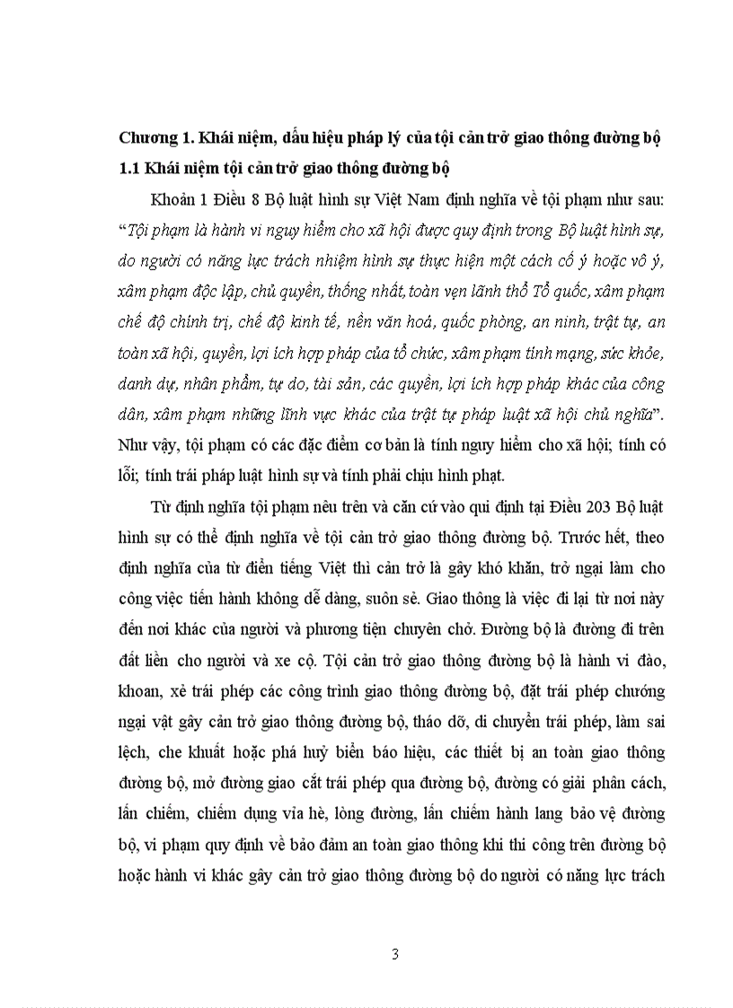 image for page Tội cản trở giao thông đường bộ, lý luận và thực tiễn