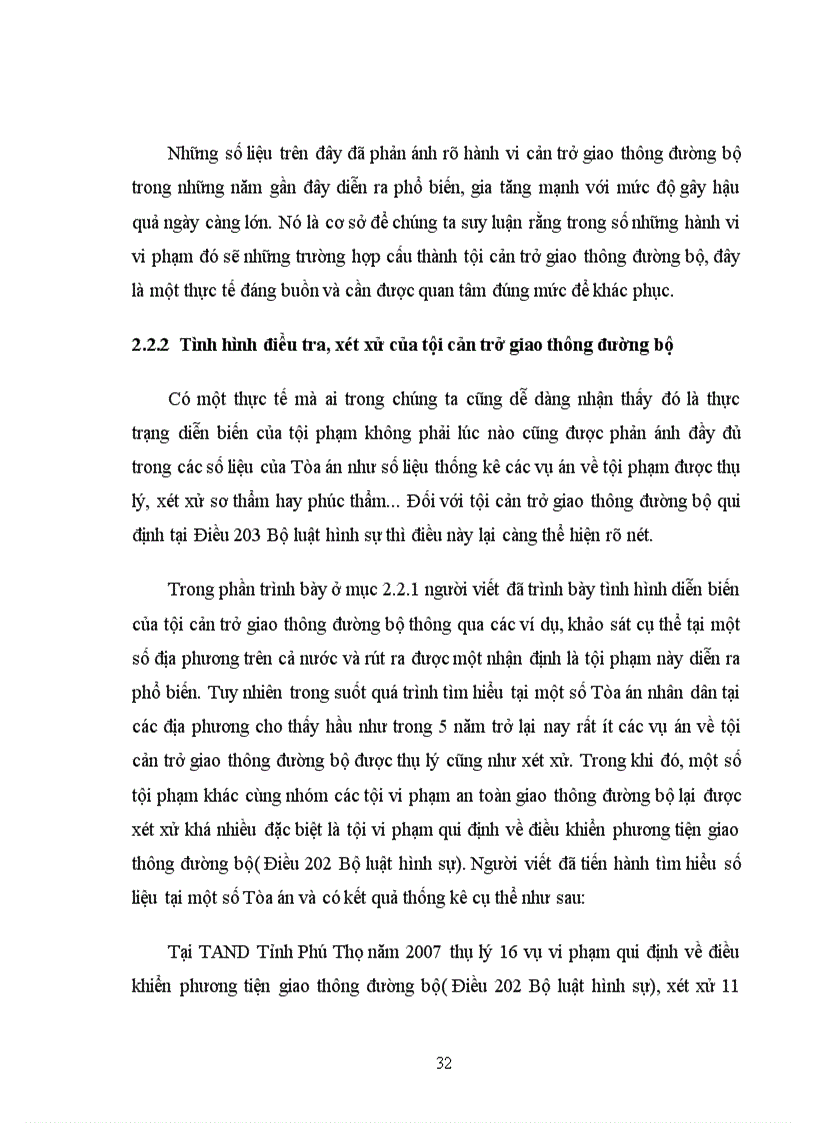 image for page Tội cản trở giao thông đường bộ, lý luận và thực tiễn