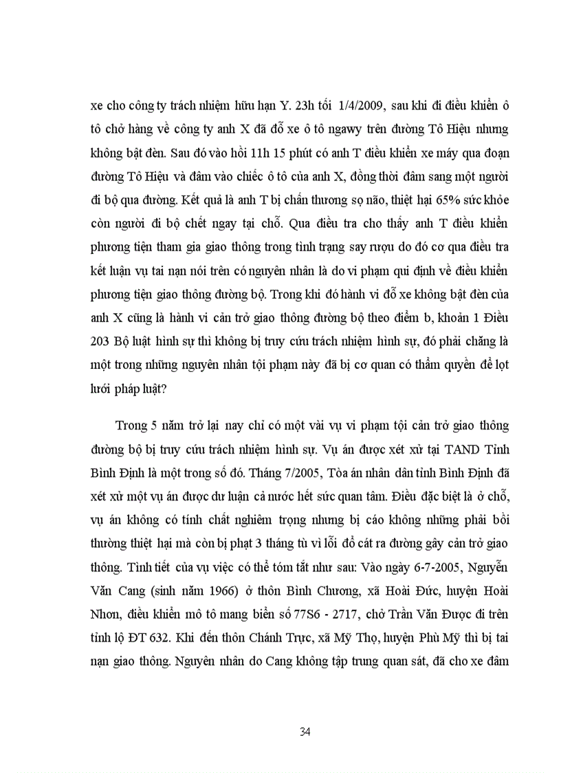 image for page Tội cản trở giao thông đường bộ, lý luận và thực tiễn