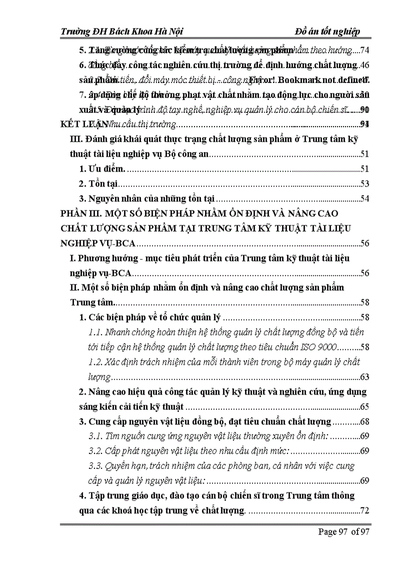 image for page Một số giải pháp quản lý chất lượng đồng bộ ở Trung Tâm Kỹ Thuật Tài Liệu Nghiệp Vụ-Bộ Công An