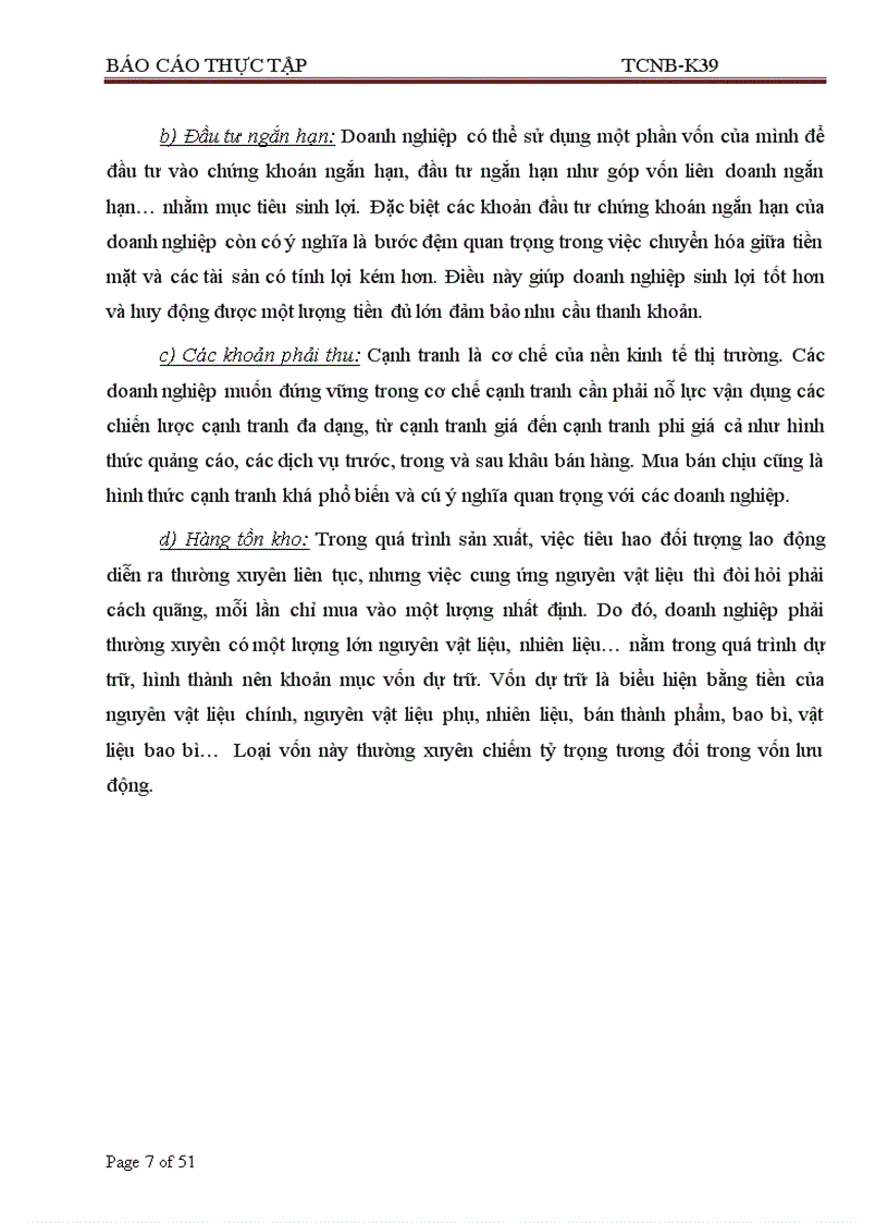 image for page Nghiên cứu tình hình quản lý và sử dụng vốn lưu động tại Công ty cổ phần Đầu tư và phát triển nhà Hà nội số 27