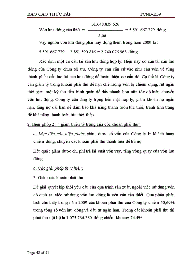 image for page Nghiên cứu tình hình quản lý và sử dụng vốn lưu động tại Công ty cổ phần Đầu tư và phát triển nhà Hà nội số 27
