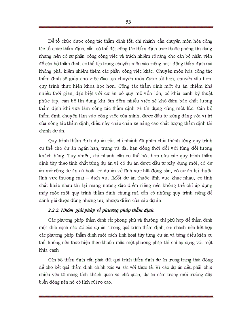 image for page Hoàn thiện công tác thẩm định dự án đầu tư xây dựng thủy điện tại ngân hàng Nông nghiệp và phát triển nông thôn – chi nhánh Láng Hạ