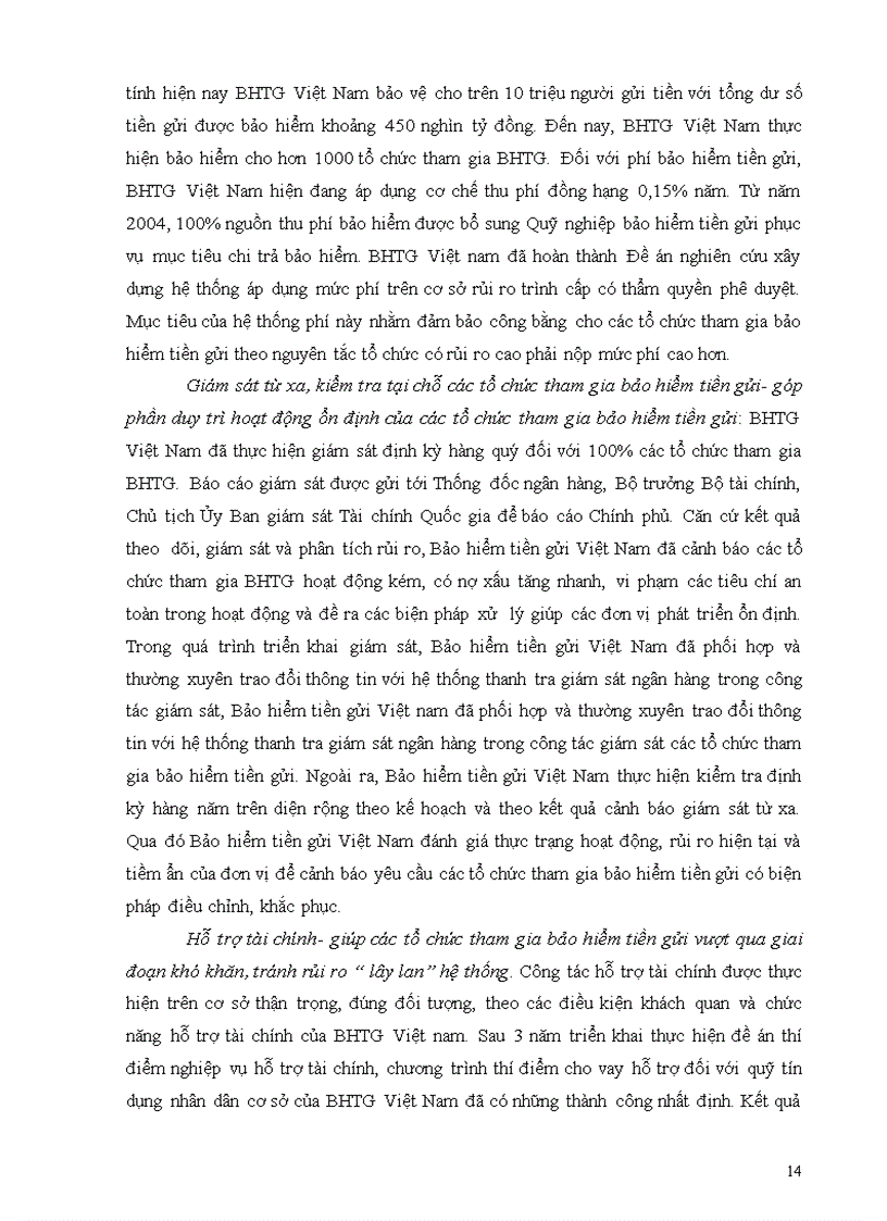 image for page Báo cáo thực tập về Bảo hiểm tiền gửi Việt Nam