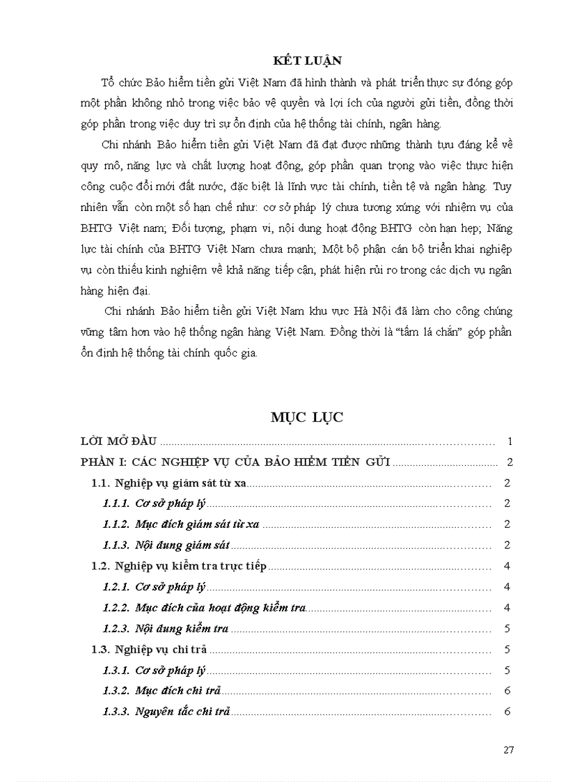 image for page Báo cáo thực tập về Bảo hiểm tiền gửi Việt Nam