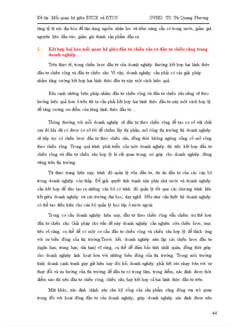 image for page Mối quan hệ giữa đầu tư chiều rộng và đầu tư chiều sâu