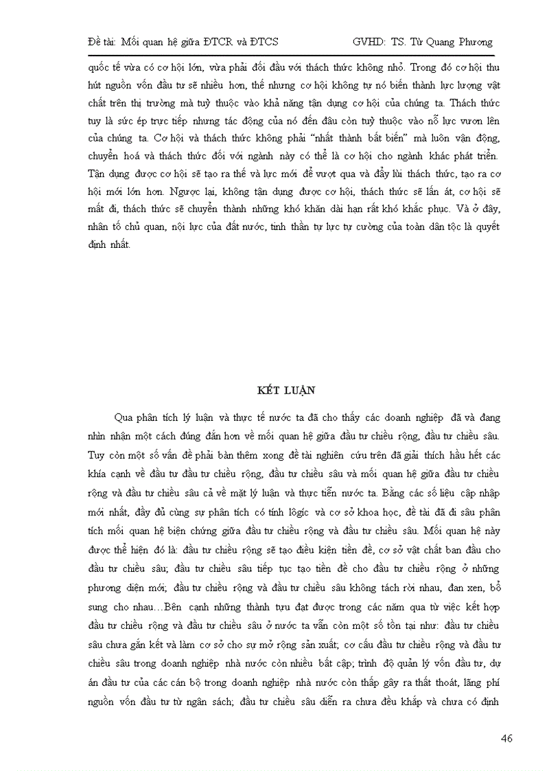 image for page Mối quan hệ giữa đầu tư chiều rộng và đầu tư chiều sâu