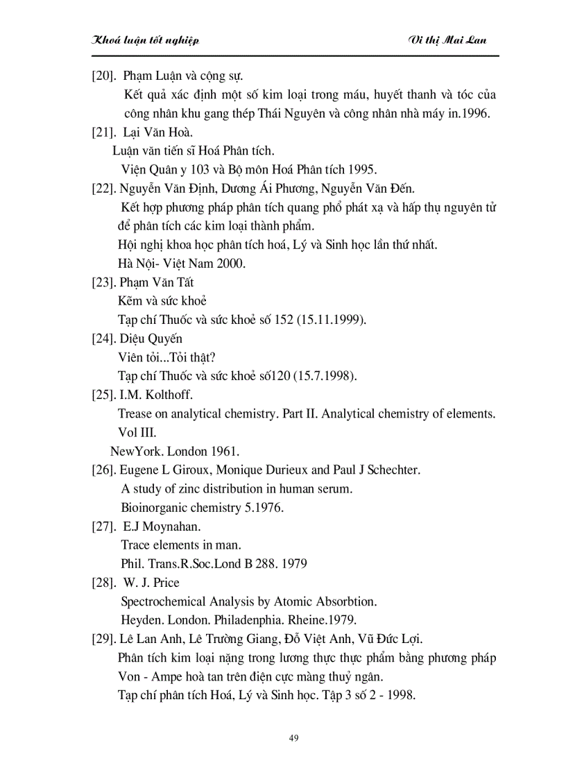 image for page Ứng dụng phép đo phổ F-AAS phân tích lượng vết Cu, Pb trong tỏi tươi và các chế phẩm từ tỏi