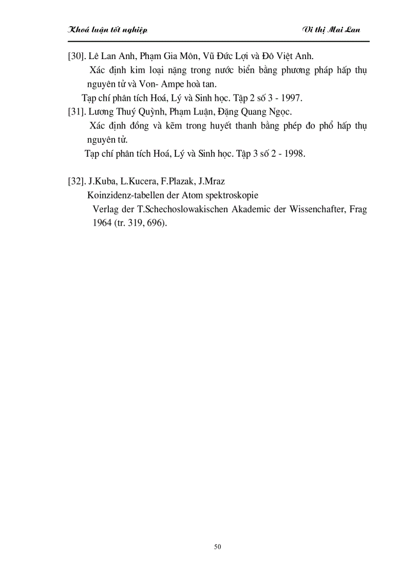 image for page Ứng dụng phép đo phổ F-AAS phân tích lượng vết Cu, Pb trong tỏi tươi và các chế phẩm từ tỏi