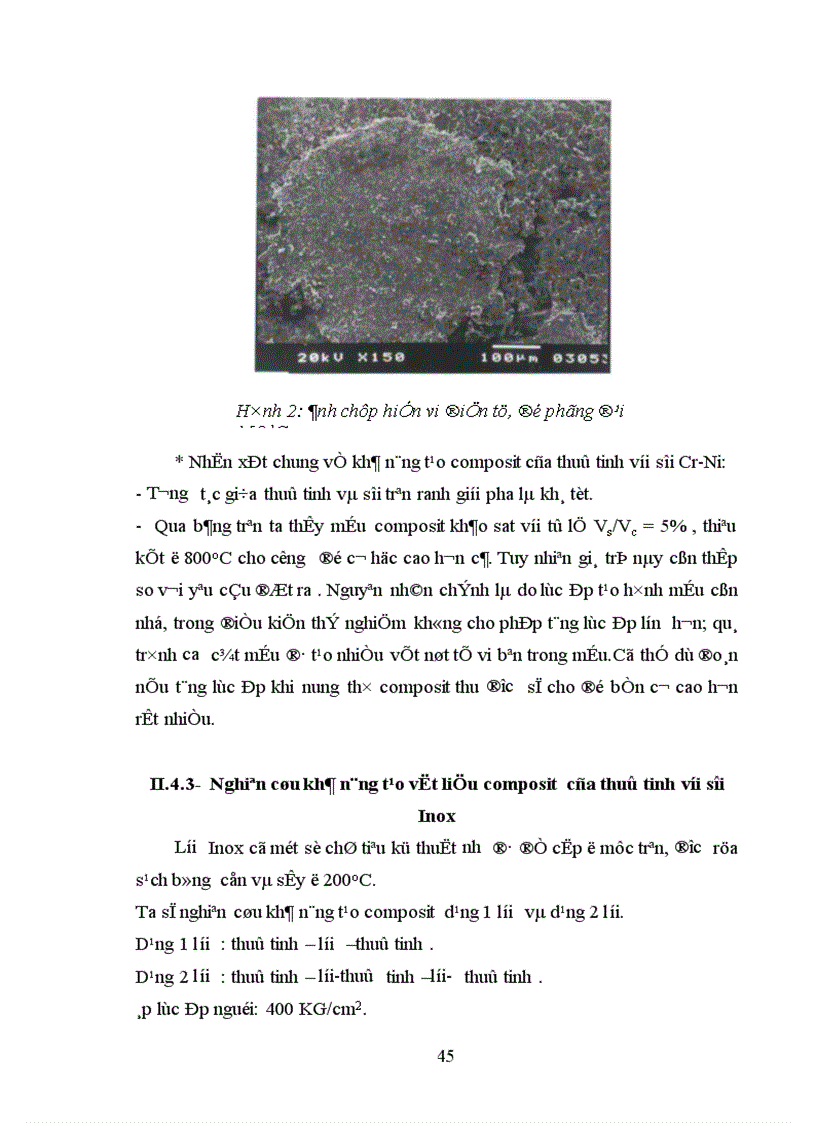 image for page Tính chất và khả năng liên kết tạo vật liệu composit của thuỷ tinh