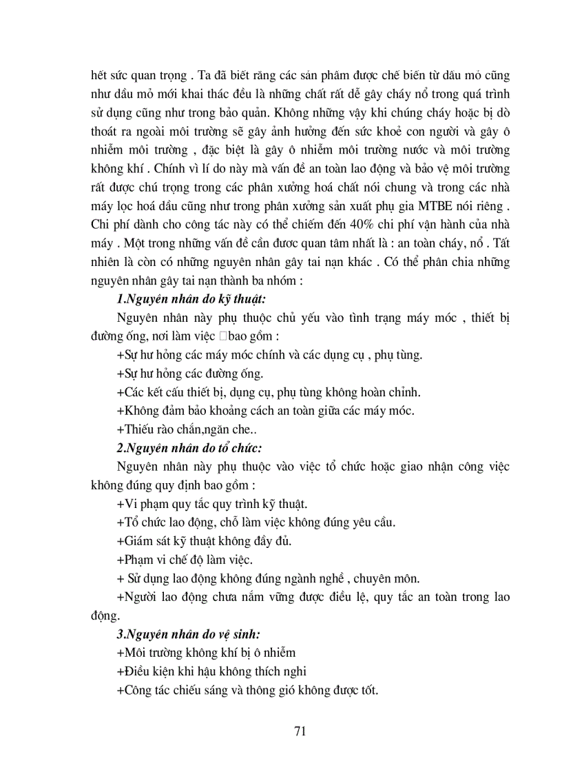 image for page Thiết kế phân xưởng sản xuất MTBE từ isobutan