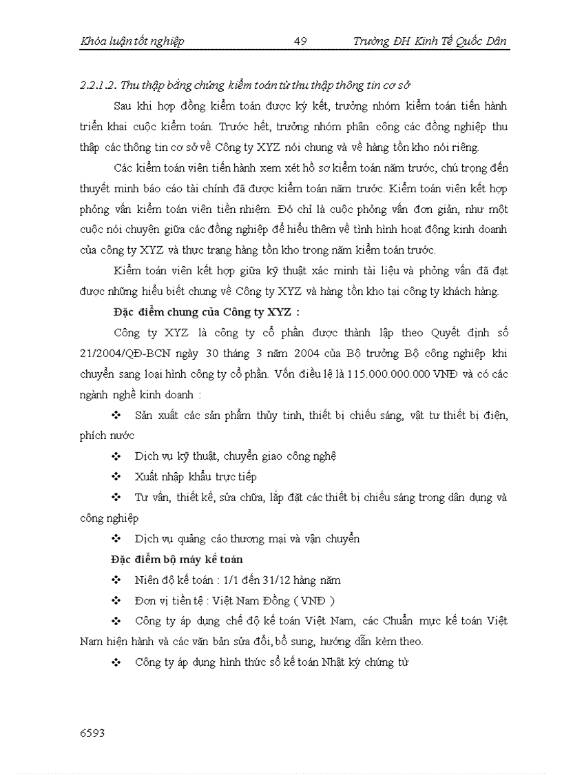 image for page Vận dụng các kĩ thuật thu thập bằng chứng kiểm toán khi kiểm toán chu trình hàng tồn kho trong kiểm toán Báo cáo tài chính do Công ty TNHH dịch vụ tư vấn tài chính kế toán và kiểm toán thực hiện