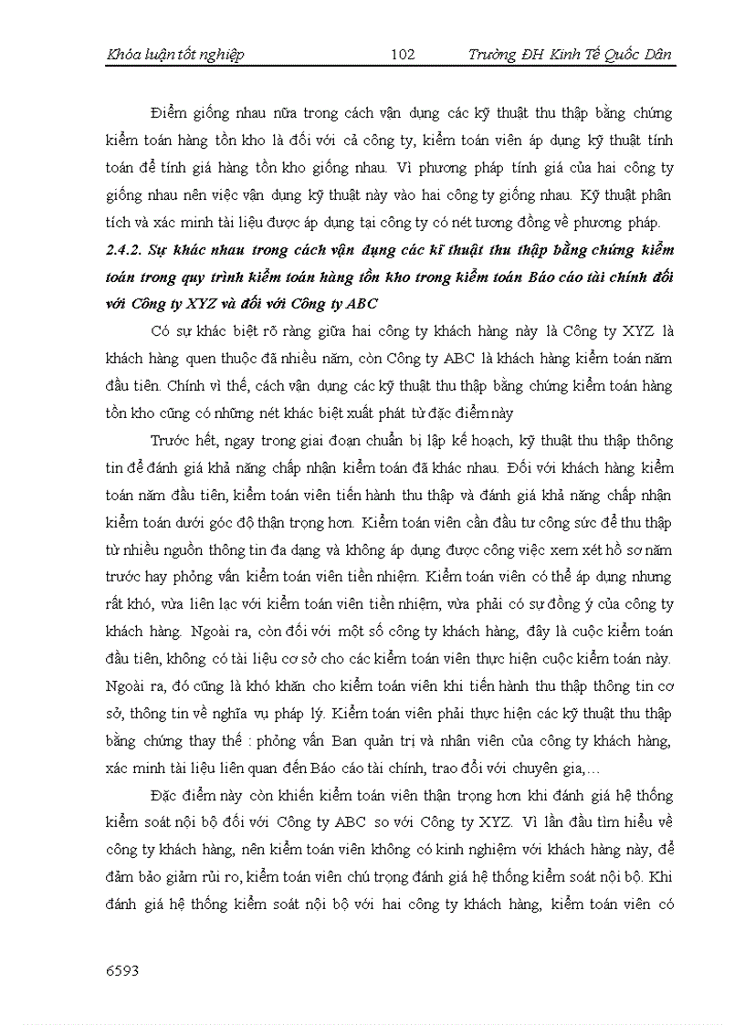 image for page Vận dụng các kĩ thuật thu thập bằng chứng kiểm toán khi kiểm toán chu trình hàng tồn kho trong kiểm toán Báo cáo tài chính do Công ty TNHH dịch vụ tư vấn tài chính kế toán và kiểm toán thực hiện