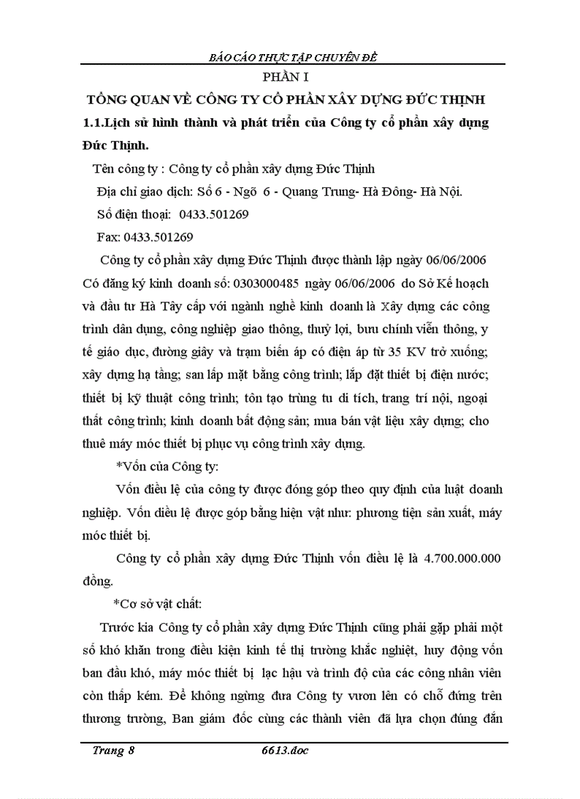 image for page Kế toán tiền lương và các khoản trích theo lương tại Công ty cổ phần xây dựng Đức Thịnh