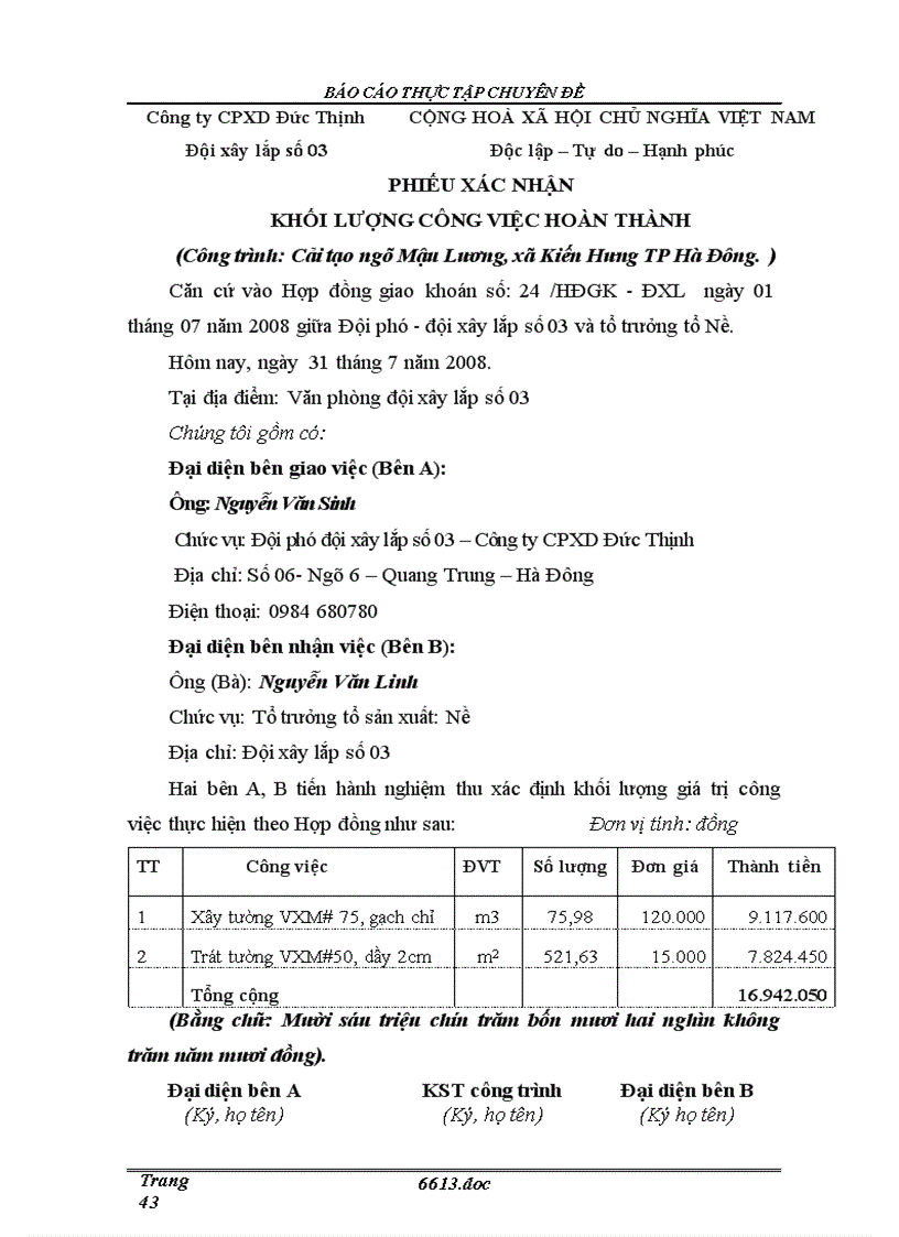 image for page Kế toán tiền lương và các khoản trích theo lương tại Công ty cổ phần xây dựng Đức Thịnh