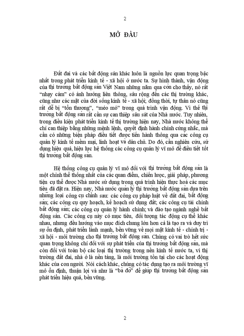 image for page Hệ thống công cụ quản lý của nhà nước đối với thị trường bất động sản. Liên hệ thực tiễn Việt Nam.