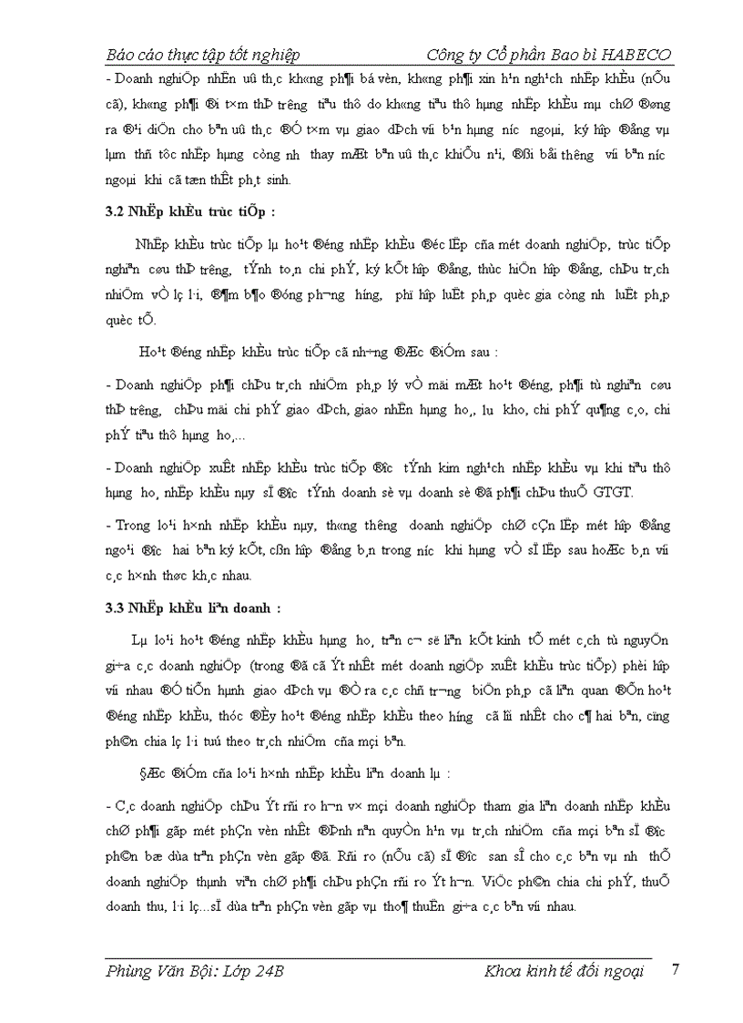 image for page Các giải phỏp hoàn thiện hoạt động nhập khẩu tại Cụng ty HABECO-P