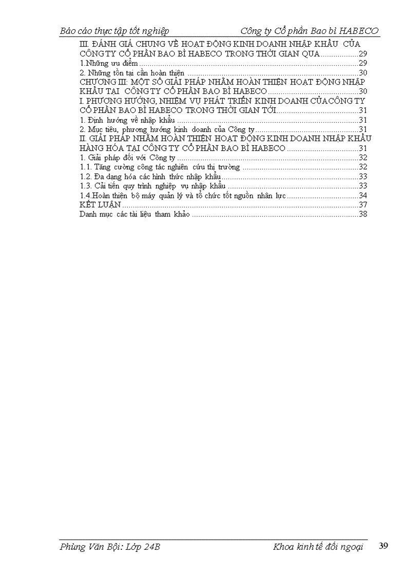 image for page Các giải phỏp hoàn thiện hoạt động nhập khẩu tại Cụng ty HABECO-P