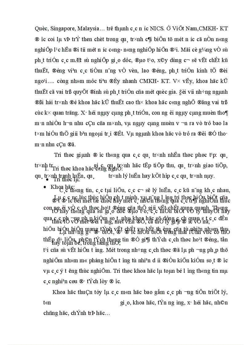 image for page Luận chứng vai trò của tri thức khoa học, công nghệ đối với sự phát triển