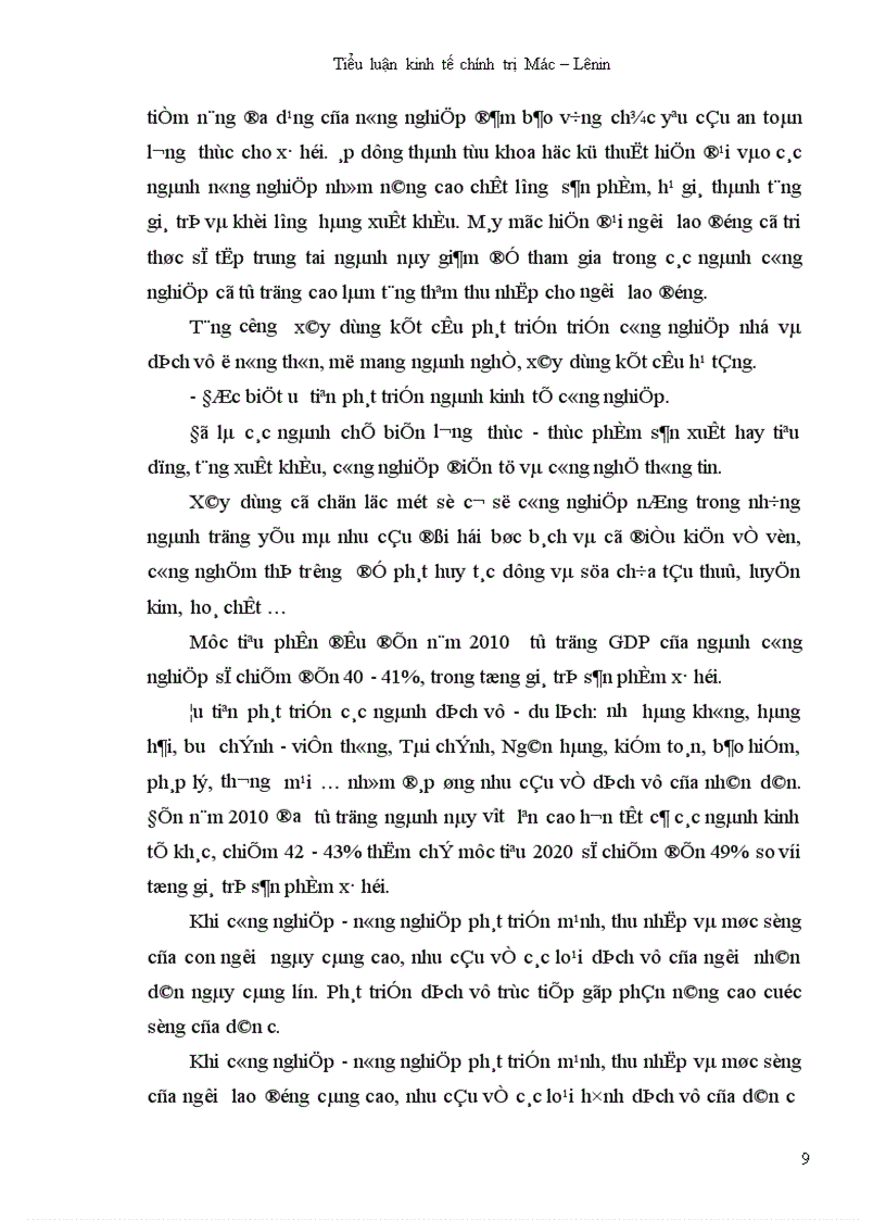 image for page Việc đẩy mạnh chuyển dịch cơ cấu nền kinh tế theo định hướng CNH - HĐH