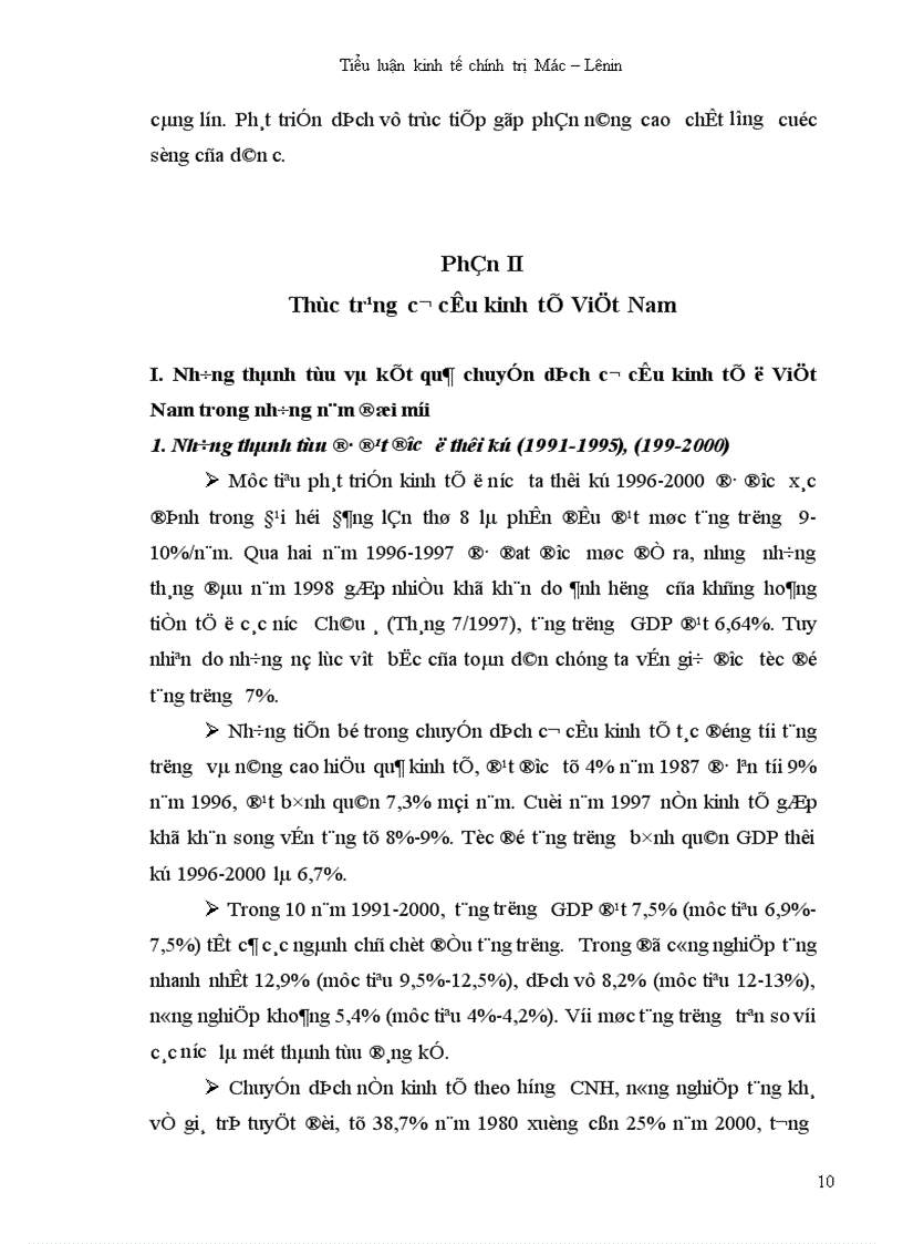 image for page Việc đẩy mạnh chuyển dịch cơ cấu nền kinh tế theo định hướng CNH - HĐH