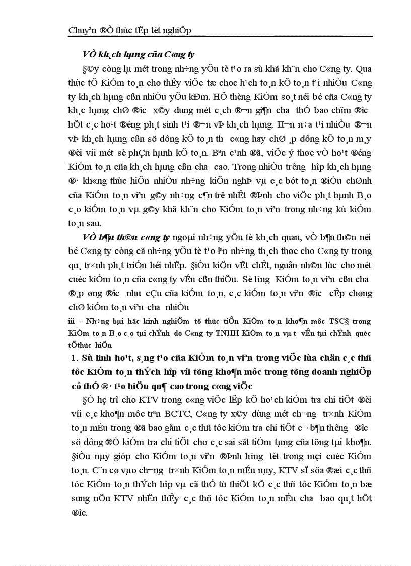 image for page Thực trạng kiểm toán khoản mục tài sản cố định trong kiểm toán báo cáo tài chính do công ty trách nhiệm hữu hạn Kiểm toán và Tư vấn tài chính quốc tế (IFC) thực hiện