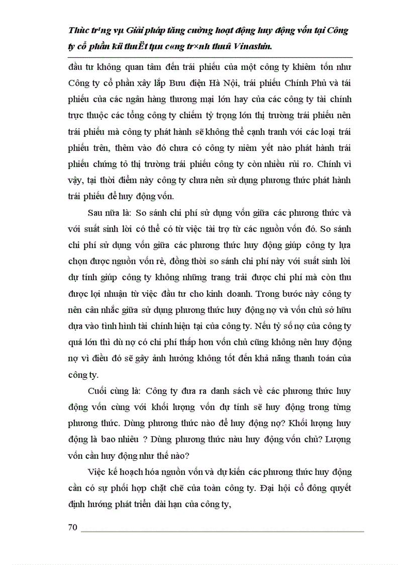 image for page Giải phỏp tăng cường hoạt động huy động vốn tại Công ty cổ phần xây lắp Bưu điện Hà Nội