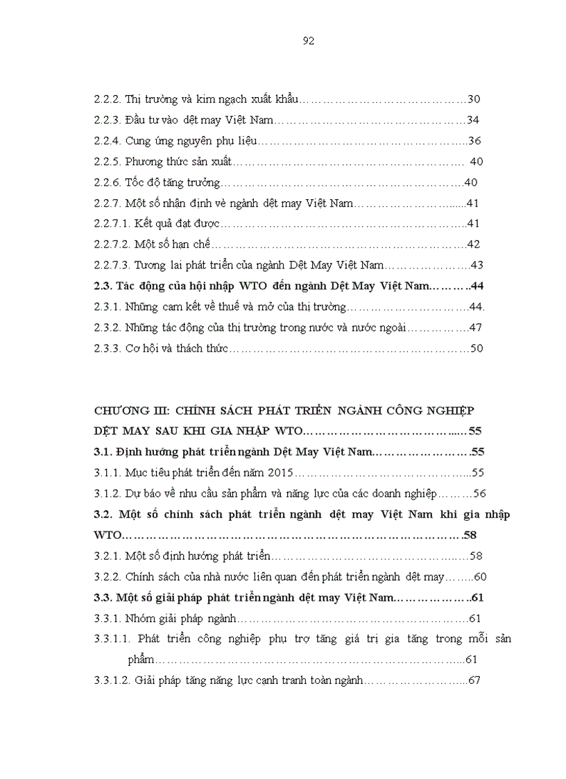 image for page Đánh giá tác động của hội nhập WTO tới ngành công nghiệp dệt may ở Việt Nam