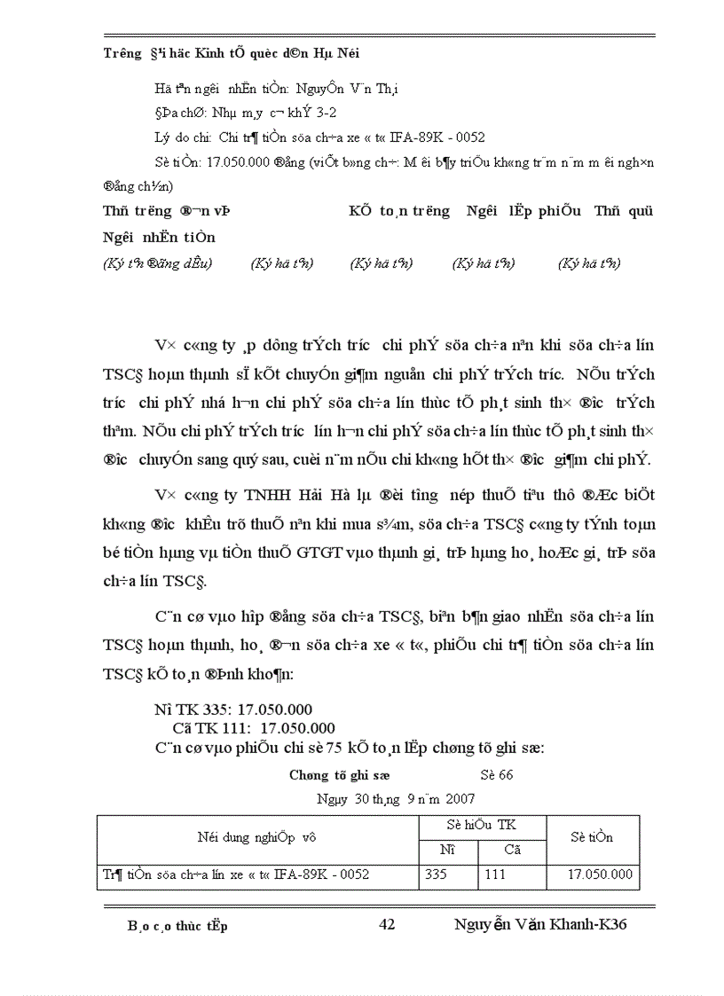 image for page Tổ chức sản xuất và quản lý sản xuất kinh doanh của công ty TNHH Hải Hà