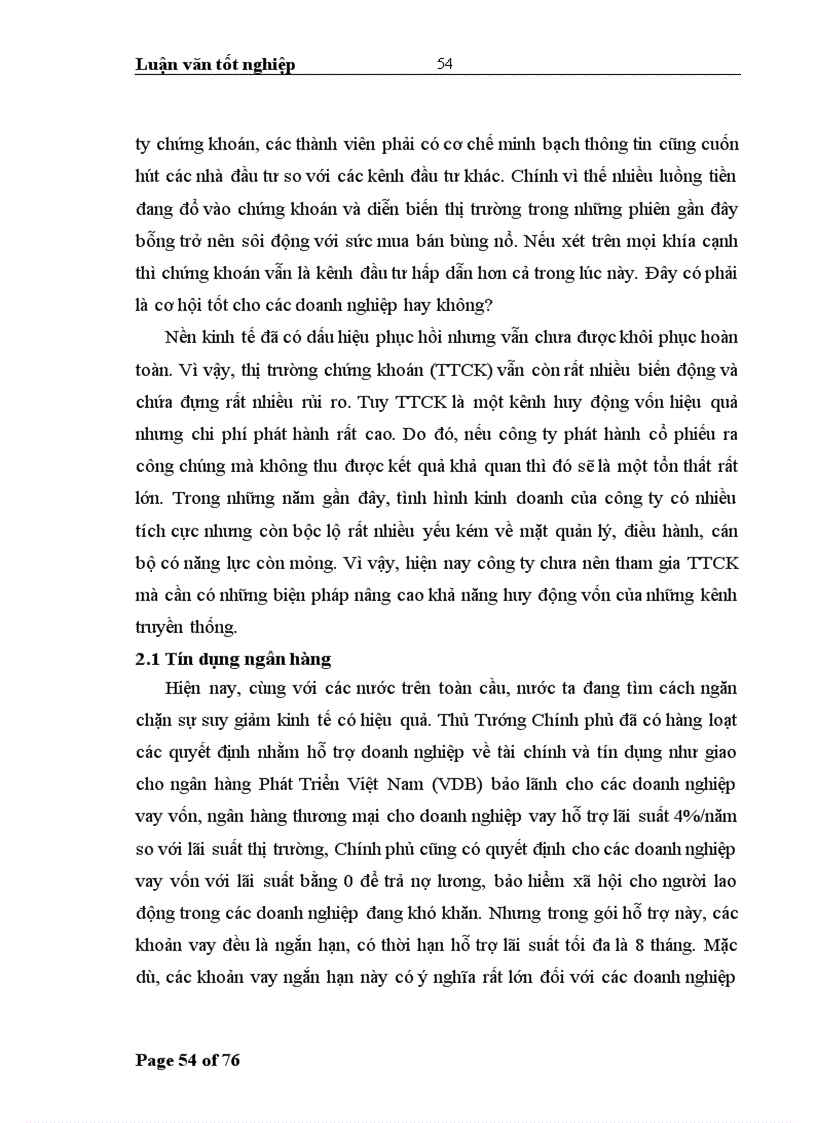 image for page Giải pháp huy động vốn của công ty COMA 7.